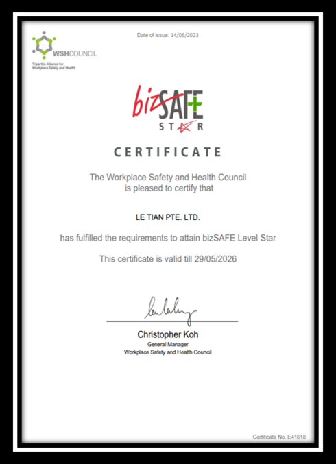 Certificate 1